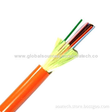 Fiber Optic Cable, 12 Cores with High-strength Kevlar Yarn Member